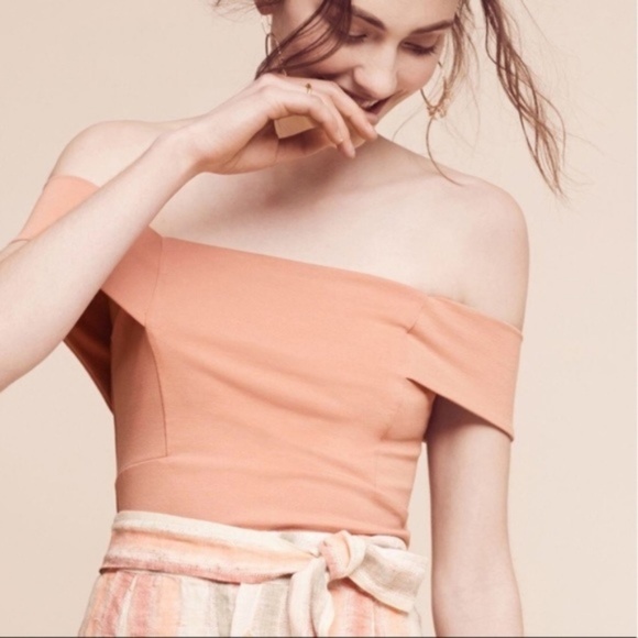 Anthropologie Tops - 🆕NWOT - Anthropologie - Pink Off The Shoulder Top